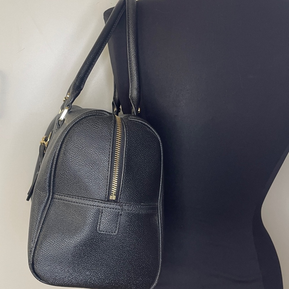 Tory Burch Black Saffiano Leather Doctors Satchel come with original dust cover - Picture 7 of 17